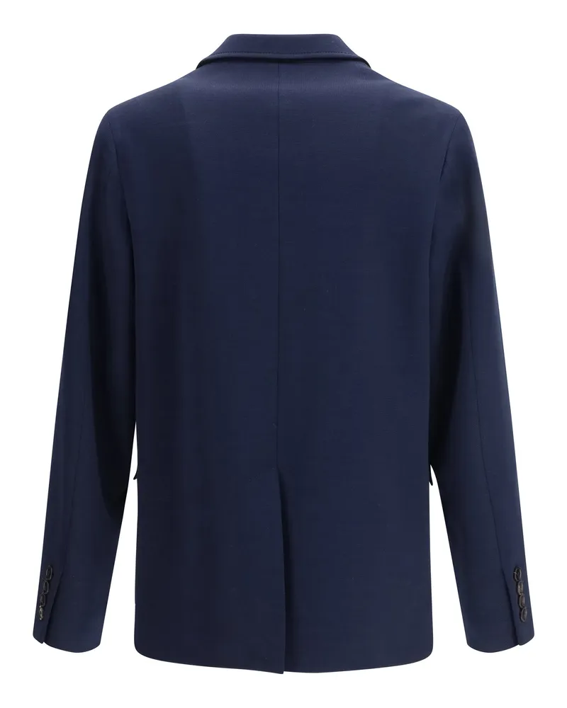 Gucci Men's Cotton Jersey Jacket Caspian Navy