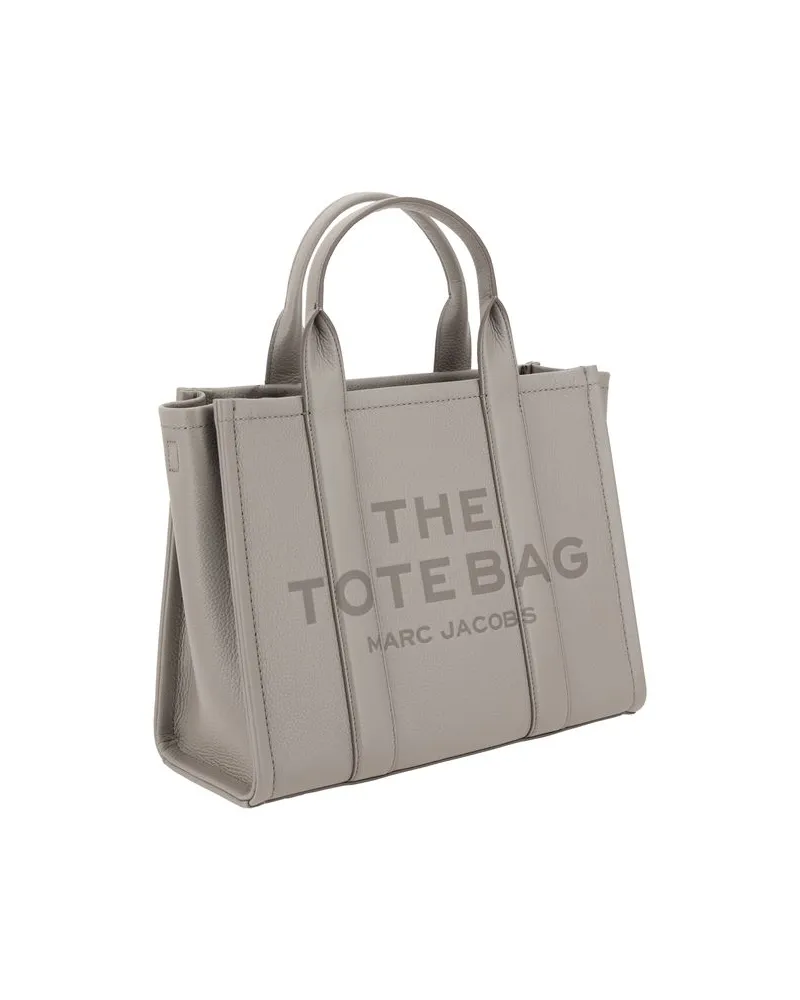 Marc Jacobs Women's Gray Calf Leather Bos Taurus Handbag Bag Gray