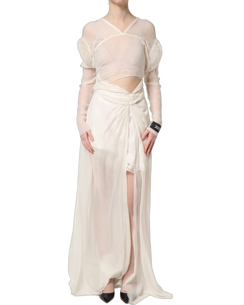Dolce & Gabbana Women's Dress White Silk White