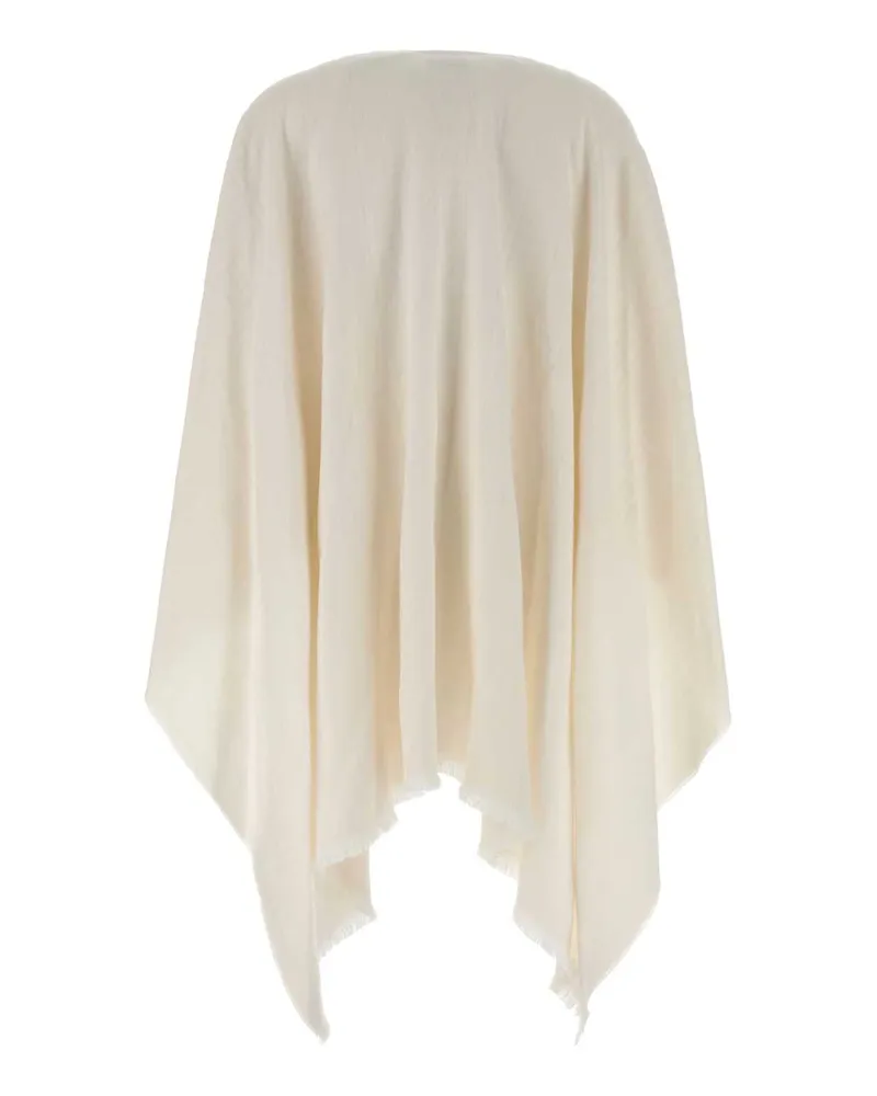 Fendi Camelia Exterior: Virgin Wool Silk Cappotti Coat Beige