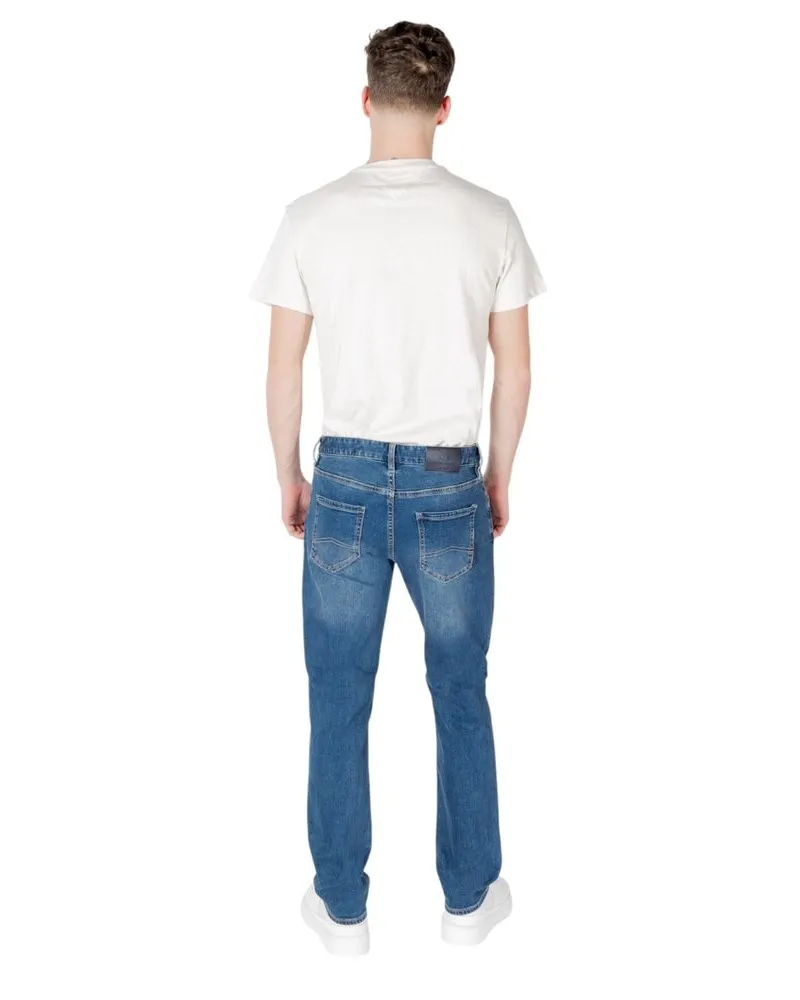 Armani Exchange Cotton Skinny Jeans — Blue Blue