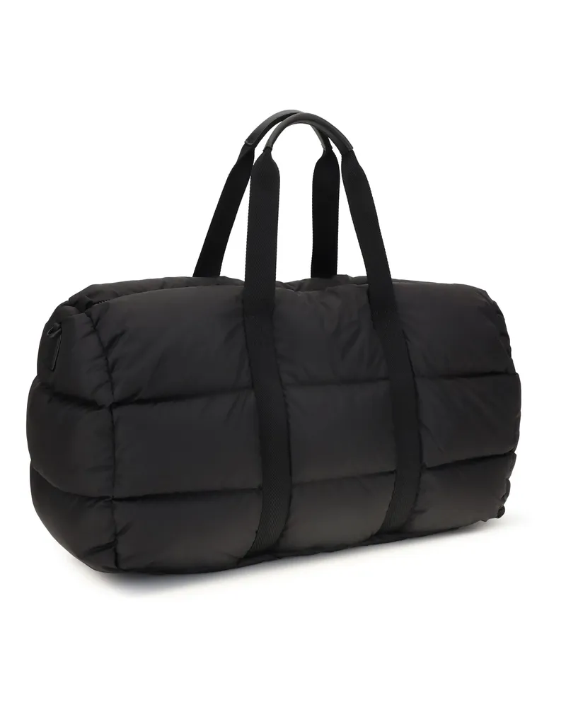 Moncler Men's Duffle Weekend Bag Caradoc Black Shoulder Black