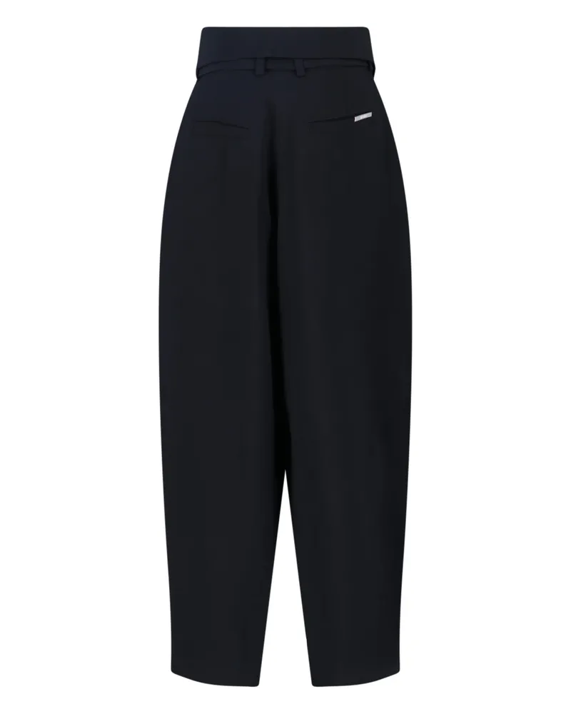 ATTICO Women's Trousers Black Acetate Black