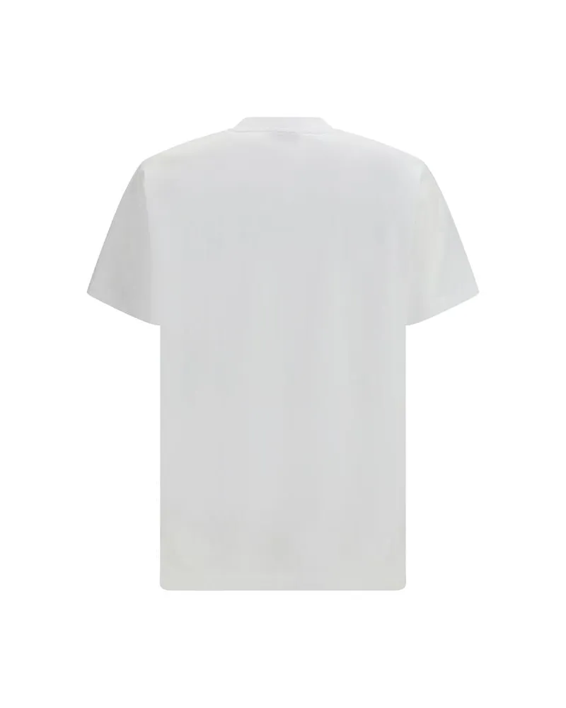 Moschino Men White Cotton T-Shirt White