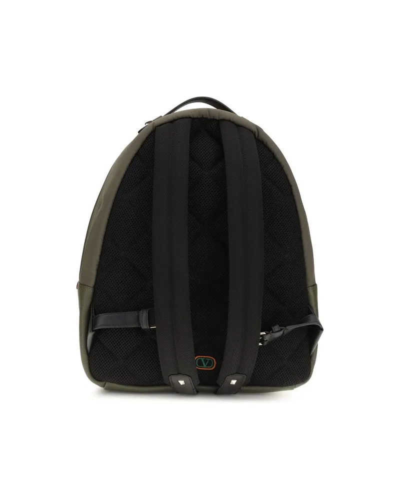 Valentino Garavani Fabric Backpack — Gray Gray