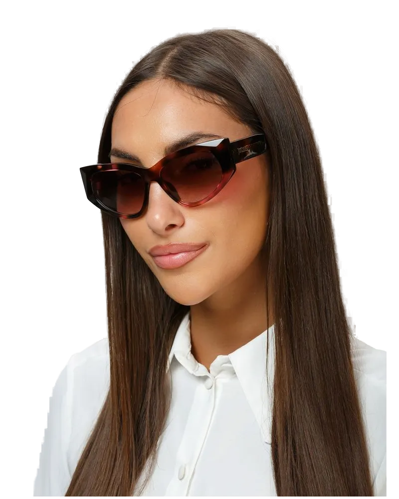Just Cavalli Women's Sunglasses Havana Brown-Pink Acetate Eyewear - Brown/pink Brown