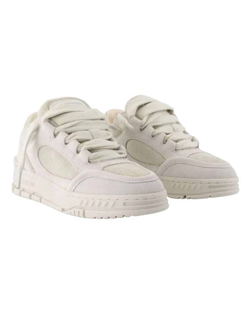 Axel Arigato Women's Area Loop Sneakers -  Leather White Calfskin Shoes White
