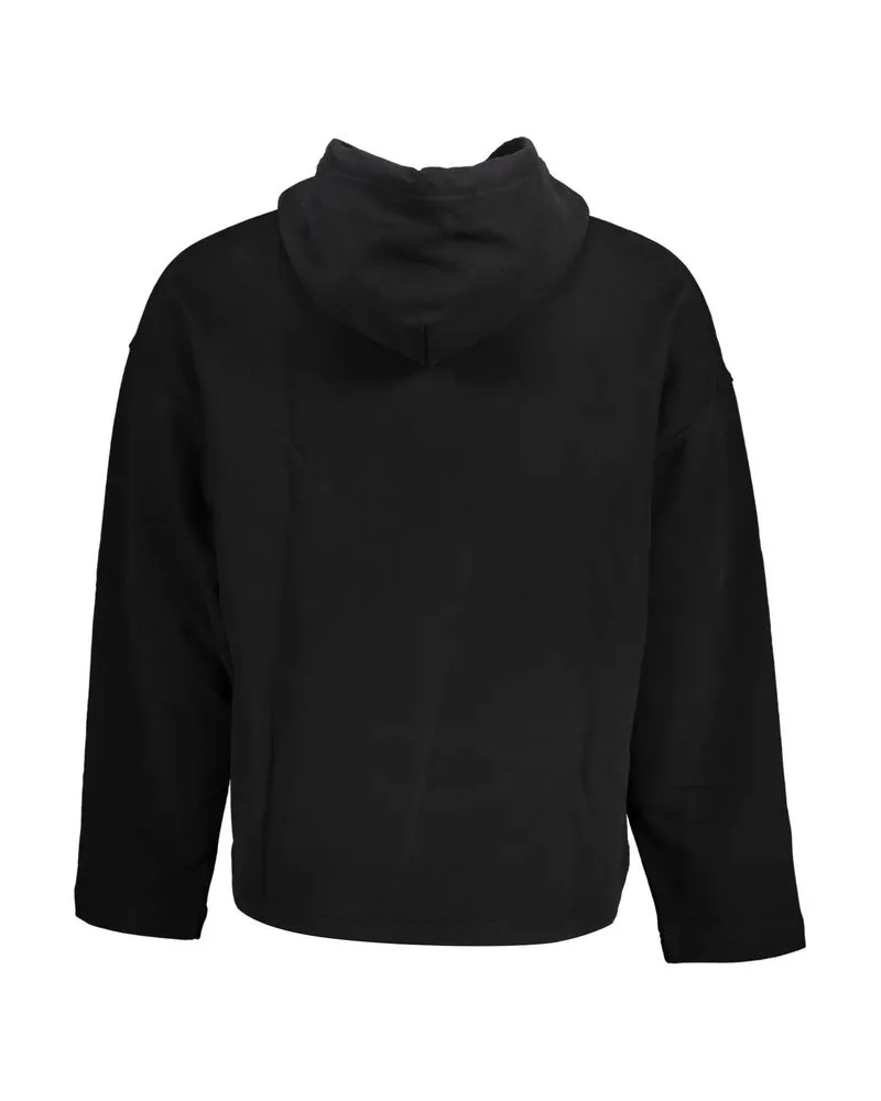 Calvin Klein Cotton-Blend Hoodie — Black Black