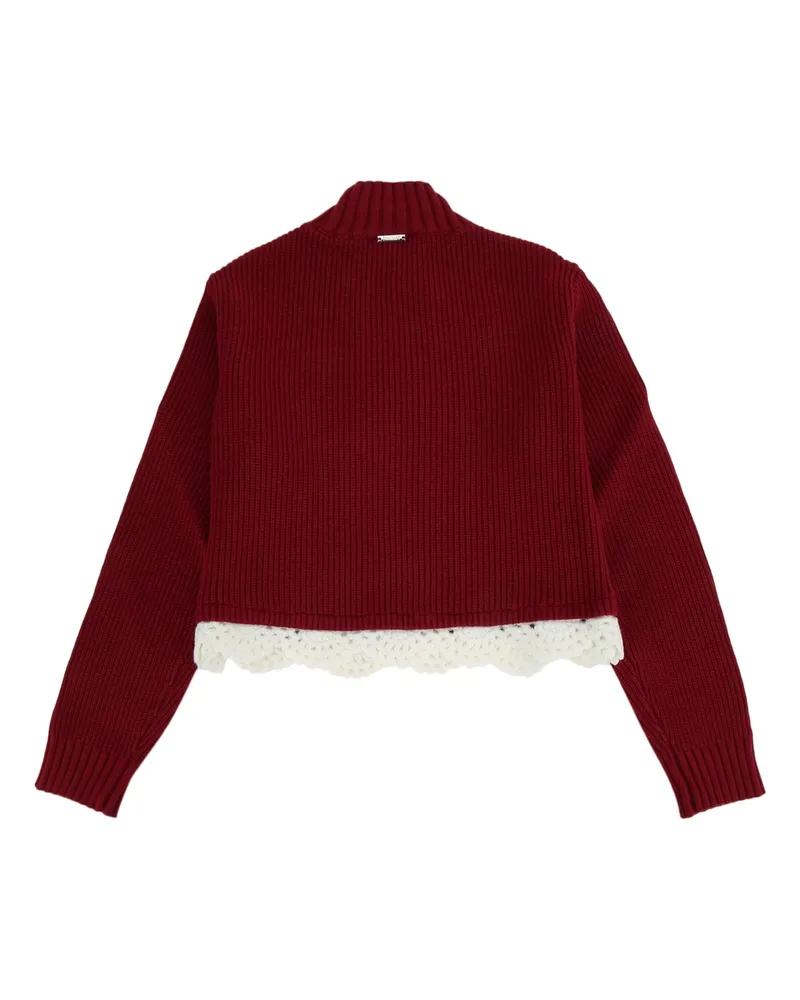 Twin-Set Dettaglio Sweater — Red Red