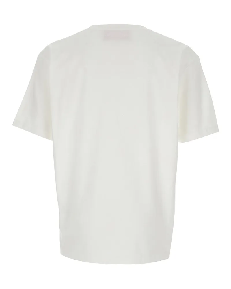 Valentino Garavani Logo-Print Cotton T-Shirt — White White
