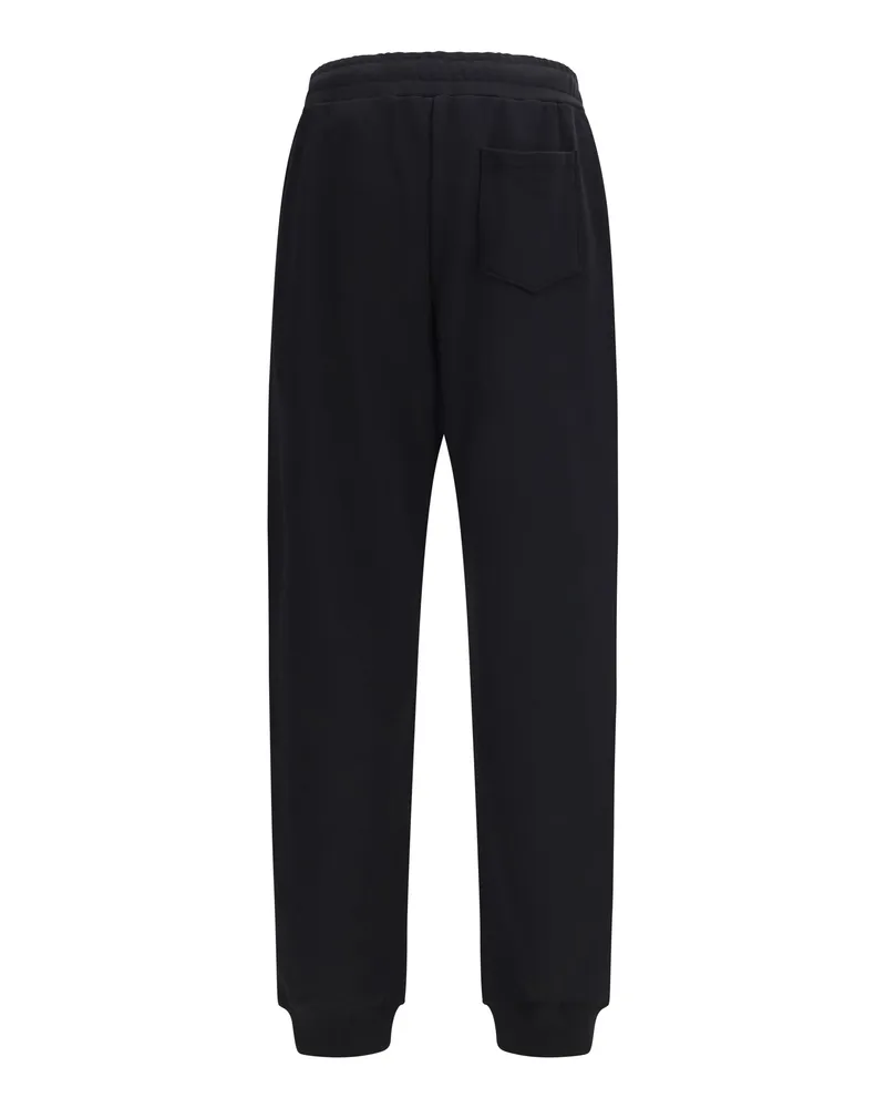 Moschino Men's Cotton Sweatpants Fantasia Nero Pant Trousers Black