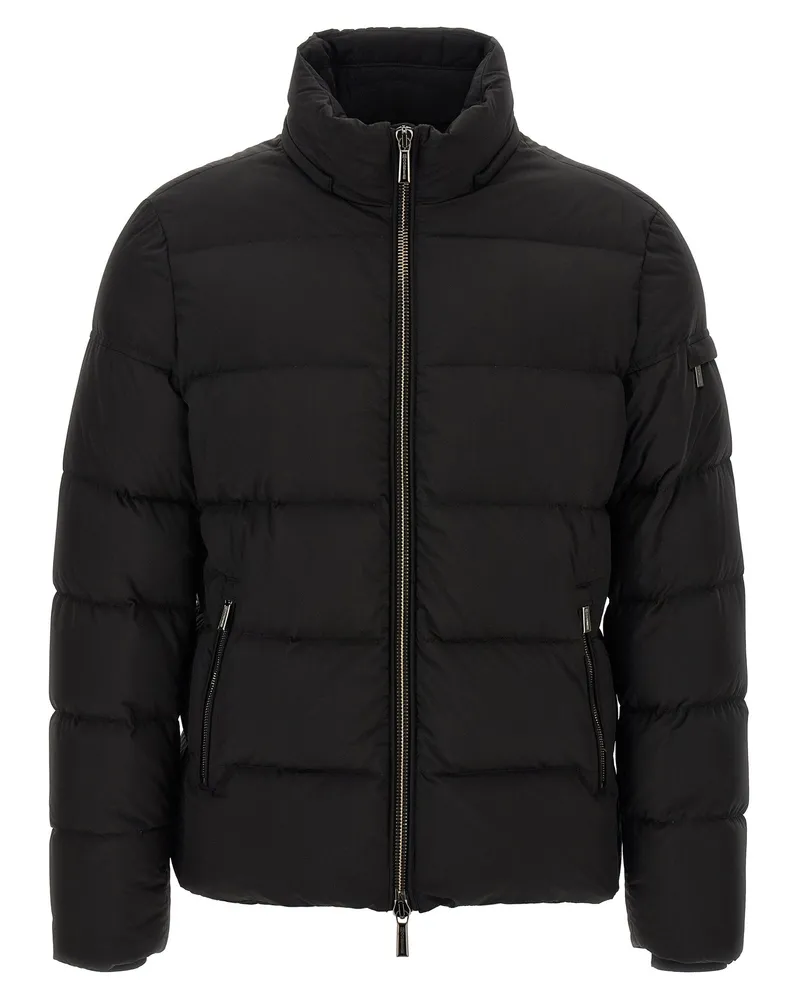 MOORER Brett Down Jacket — Black Black