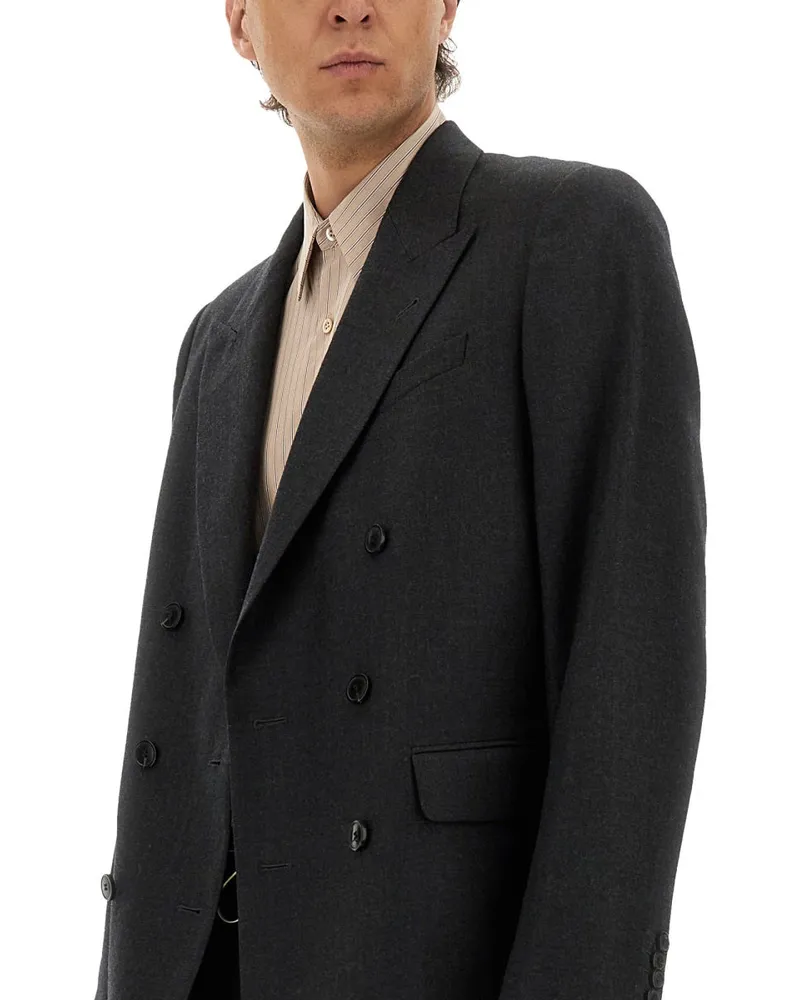 Dries van Noten Wool Jacket — Gray Gray