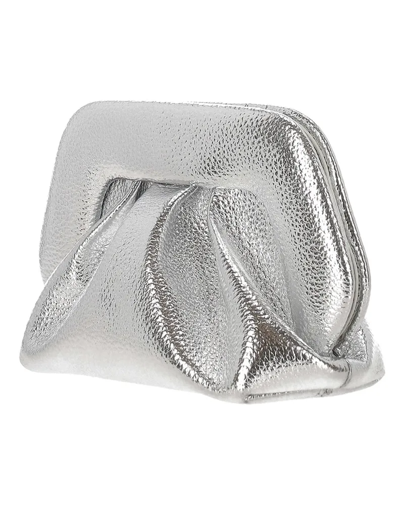 THEMOIRÈ Women's Clutch Bios Bottolato Silver 37.pu (rm0210) Bags Silver