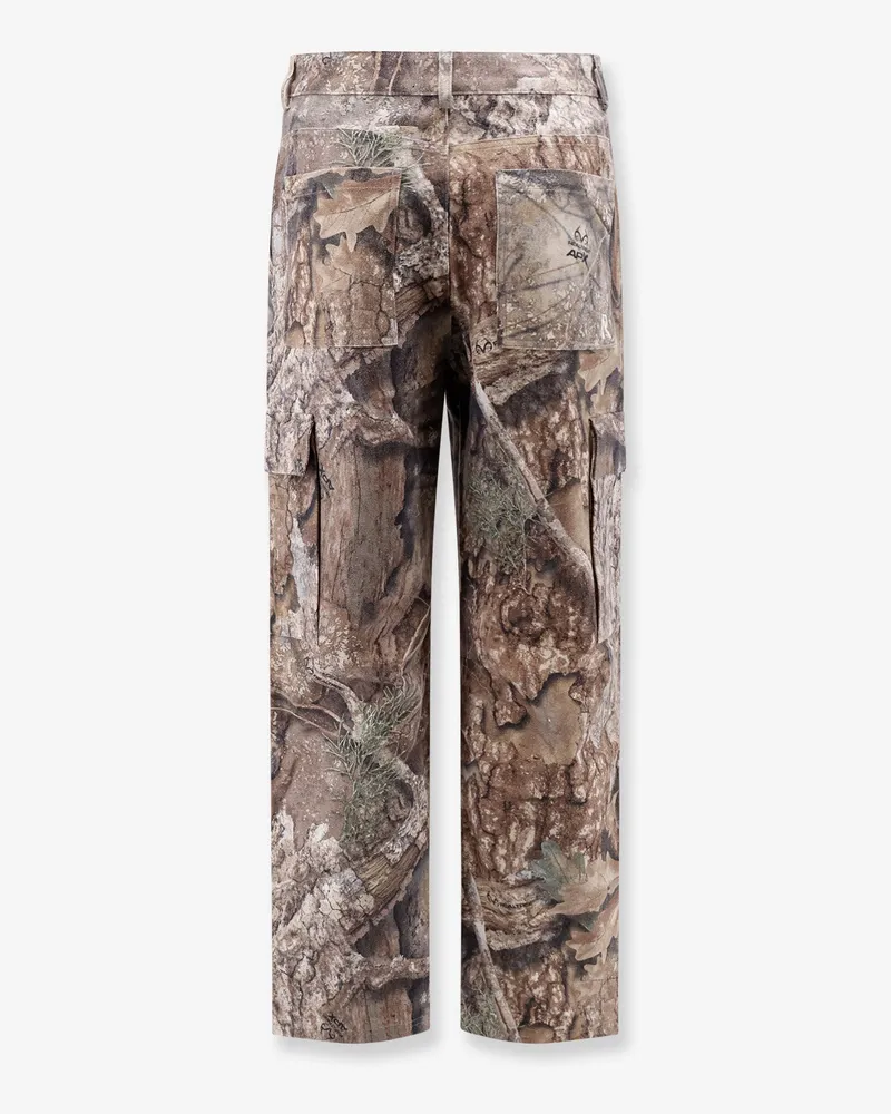 REPRESENT Men Cargo Trousers Brown Cotton Brown