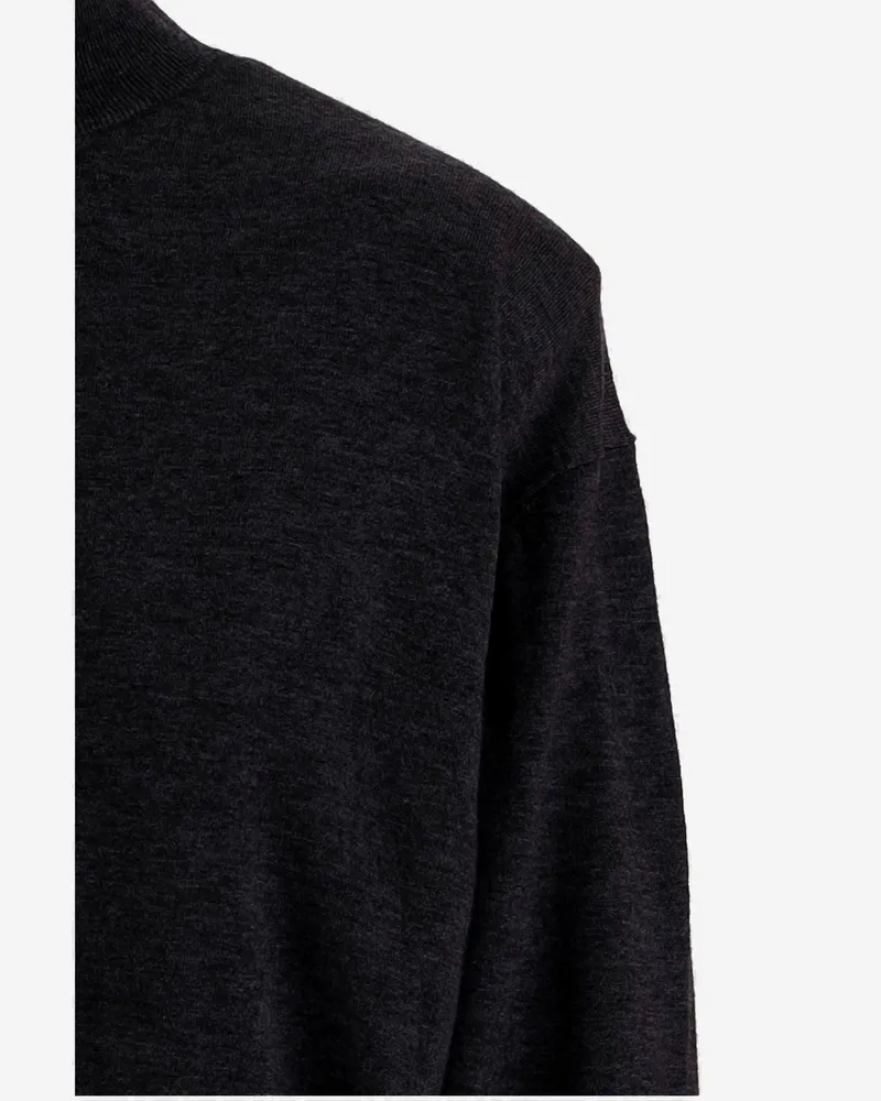 FRANKIE Shop Women's Wool-Blend Turtleneck Sweater Black Black