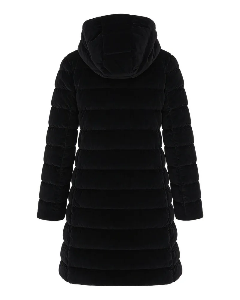Blauer Velly Long Puffer Jacket — Black Black