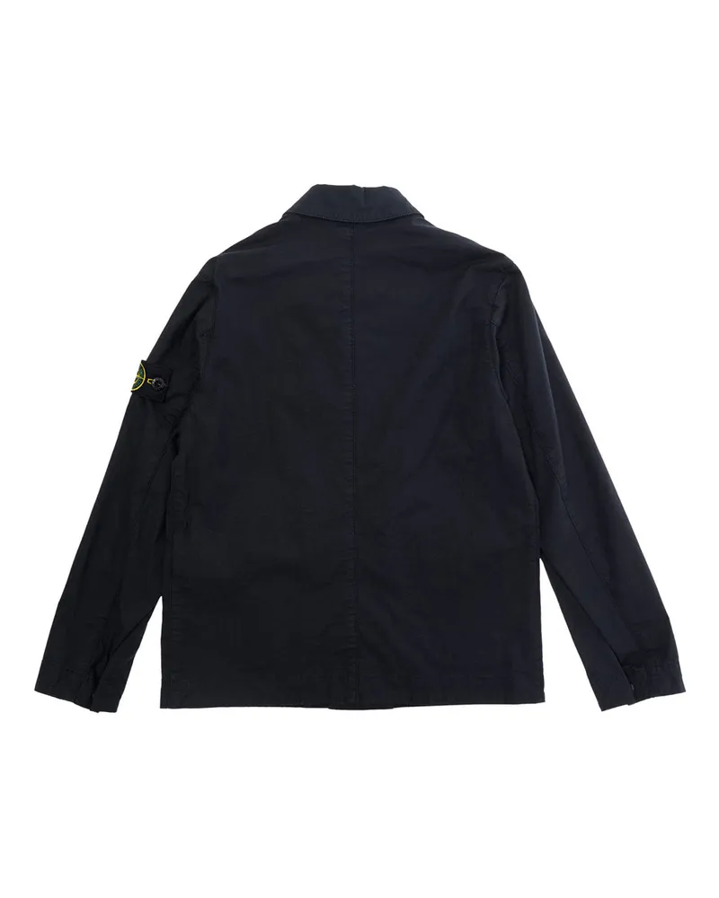Stone Island Cotton Blend Blazer — Navy Navy