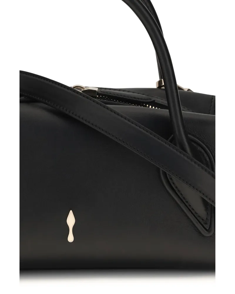 Christian Louboutin Women's Leather Handbag Venus Black Calf Handbags Hand Bags Black