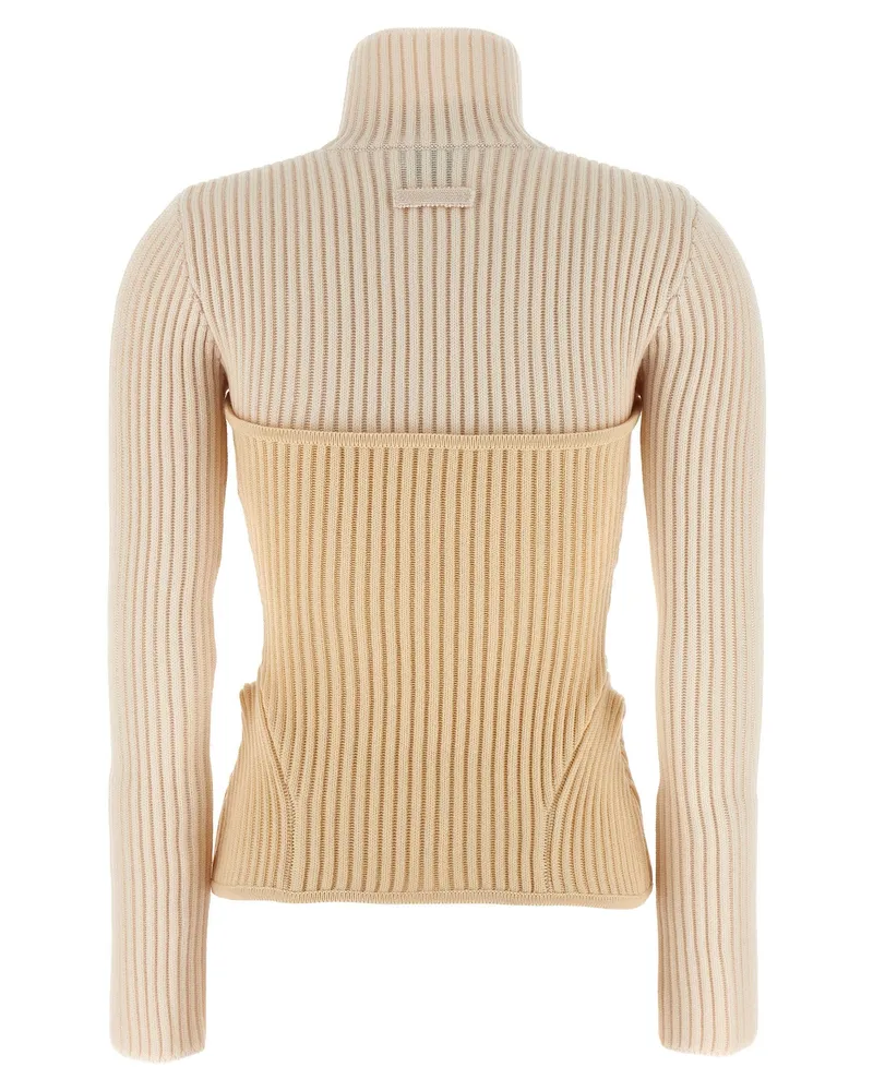 Jean Paul Gaultier Sweater — Cream Cream