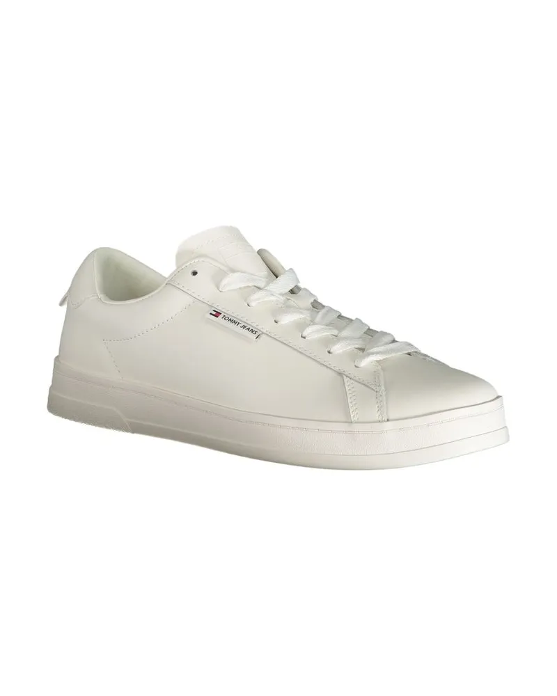 Tommy Hilfiger Leather Low-Top Sneaker — White White
