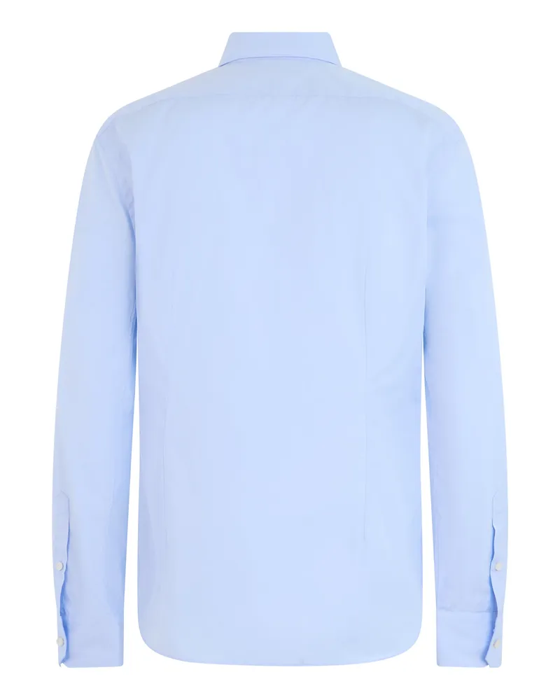 Slowear Long-Sleeve Cotton Shirt — Blue Blue