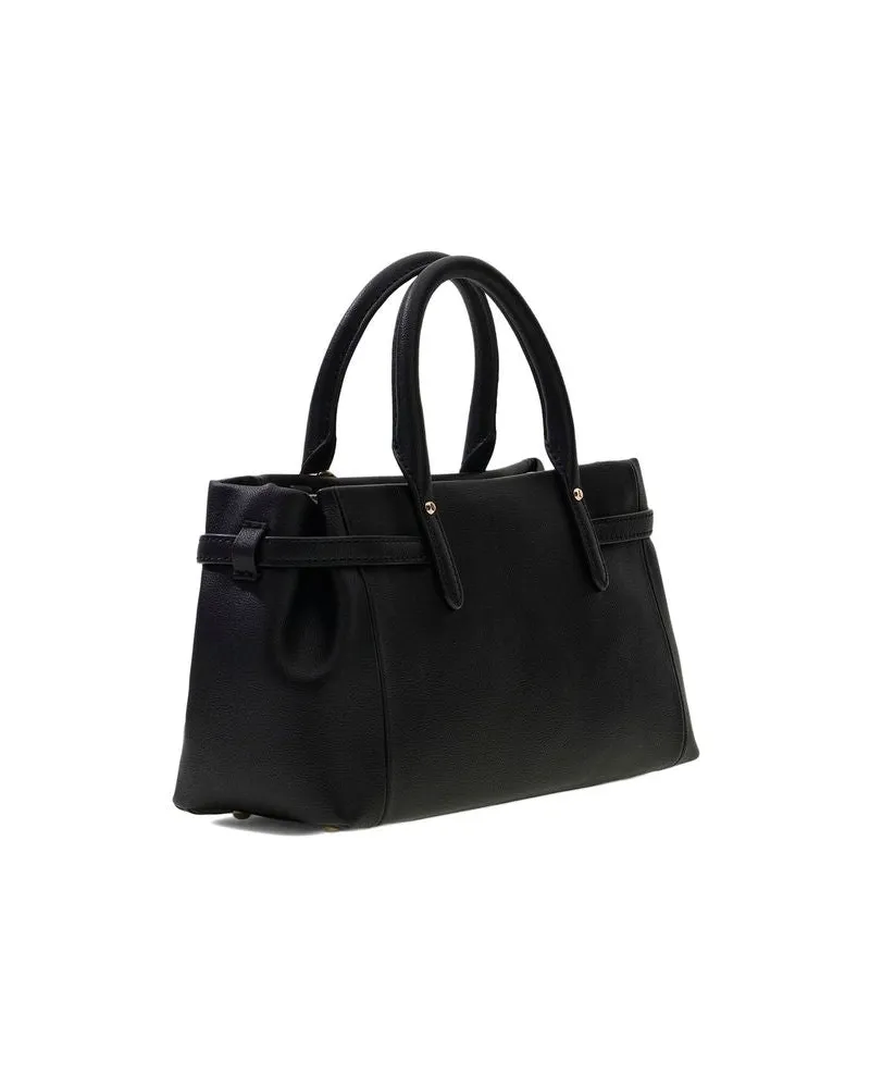 Guess Women's Satchel Bag Black Polyurethane - Satchel-Bags Black