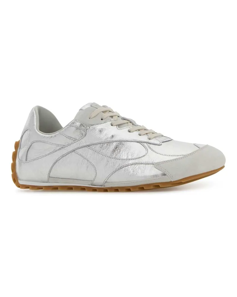 Bottega Veneta Cosilveroptical Sneaker Silver