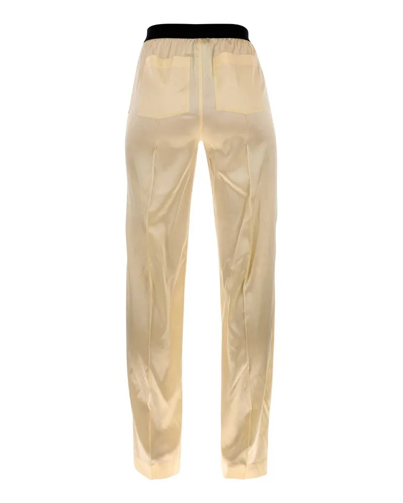 Tom Ford Paw683fax881 Ycm Palelemon Pantaloni Trousers Yellow
