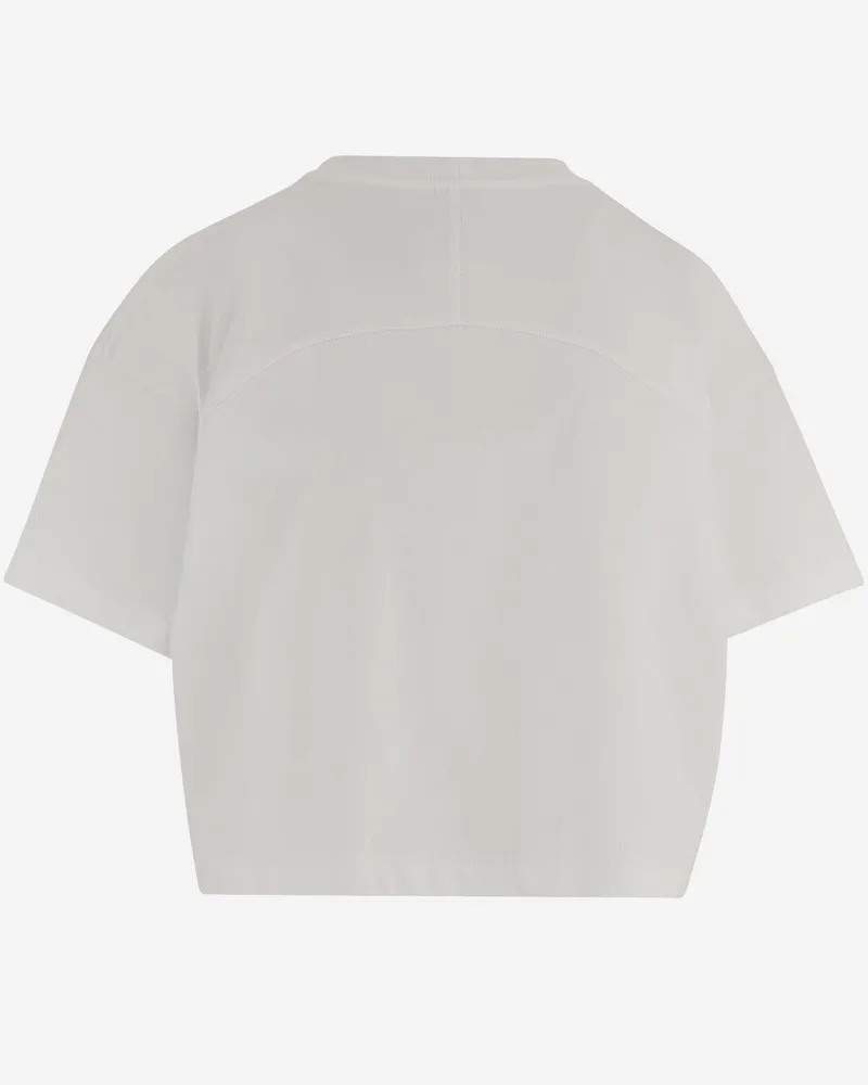 Casablanca Paris Women's Cotton T-Shirt With Logo White Main: Organic T-Shirts & Jerseys White