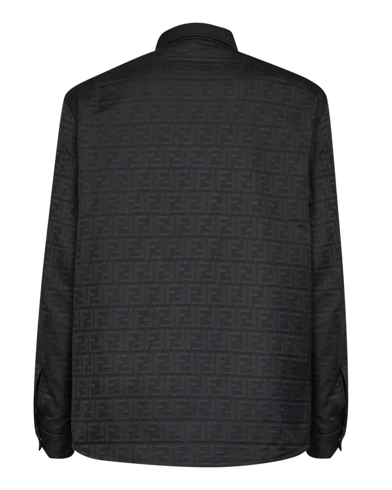 Fendi FF Zucca Jacquard Shirt — Black Black