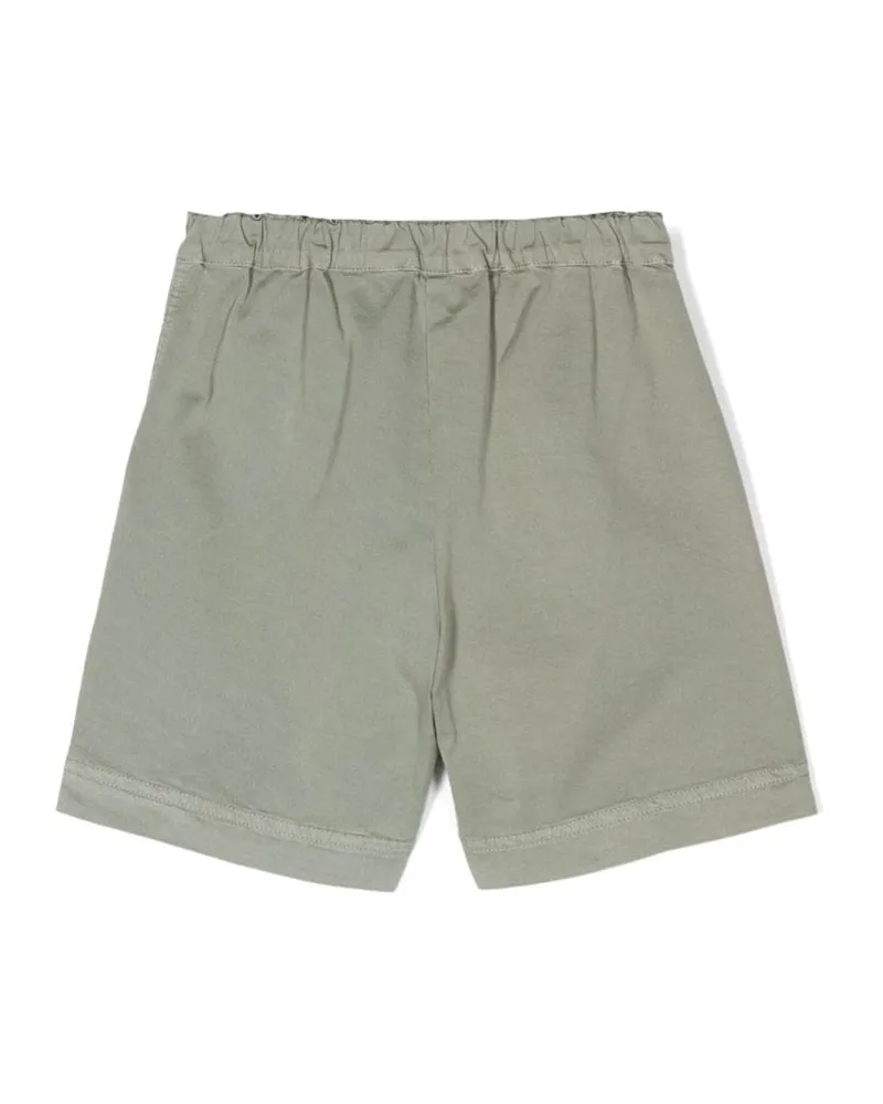 Il Gufo Cotton-Elastane Blend Bermuda Shorts — Green Green