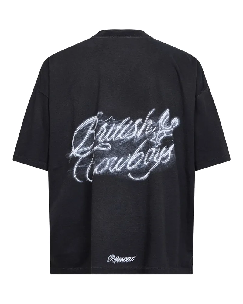 REPRESENT British Cowboys T-Shirt — Black Black