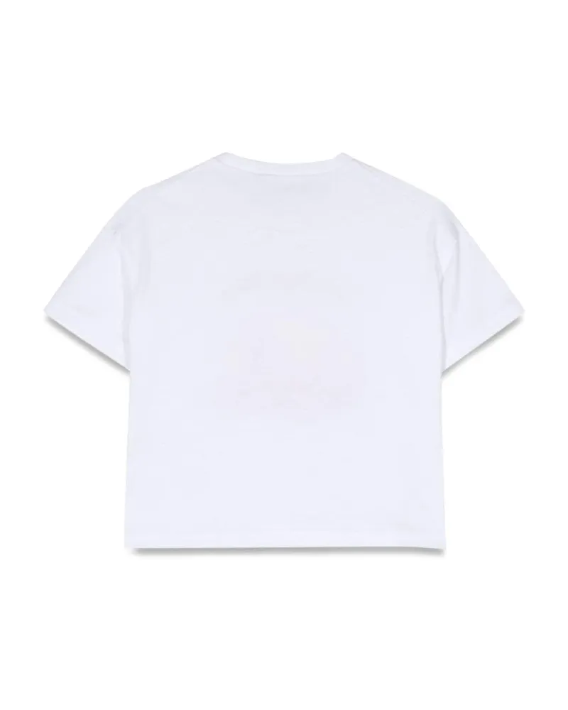 Dsquared2 Graphic-Printed Cotton T-Shirt — White White