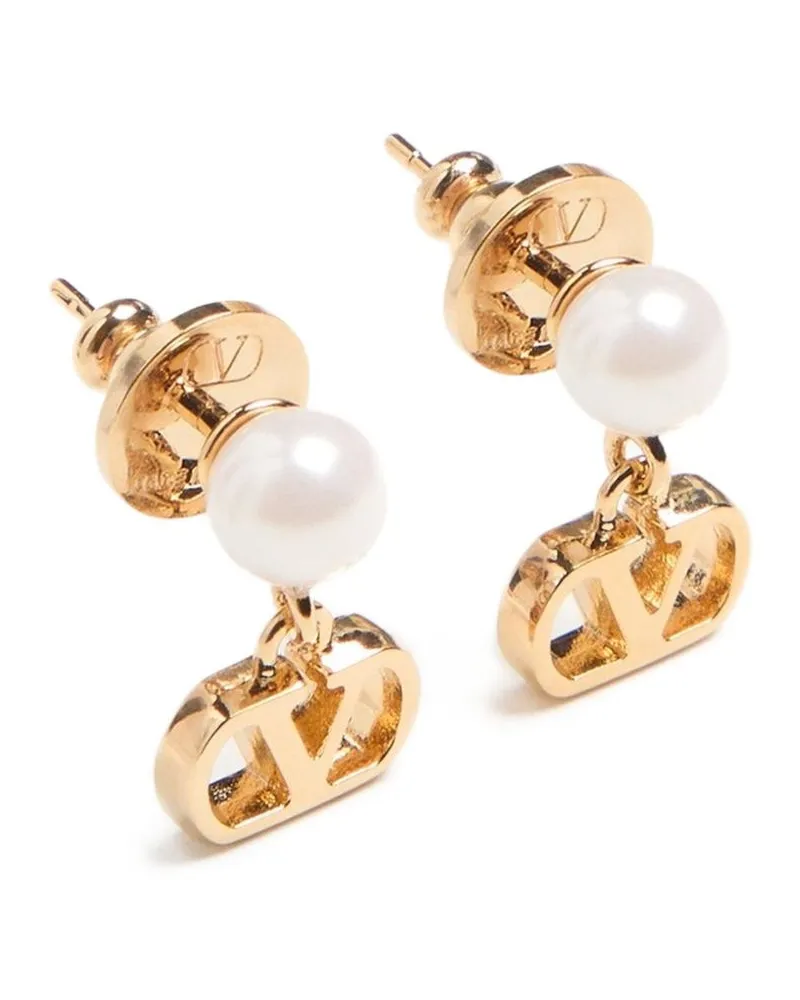 Valentino Garavani VLogo Earrings — Gold Gold