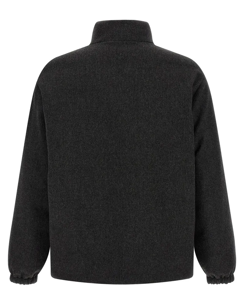 Jil Sander Wool Padded Jacket — Black Black