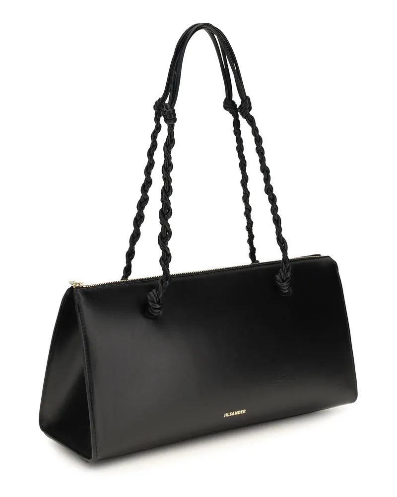 Jil Sander Tangle Shoulder Bag — Black Black