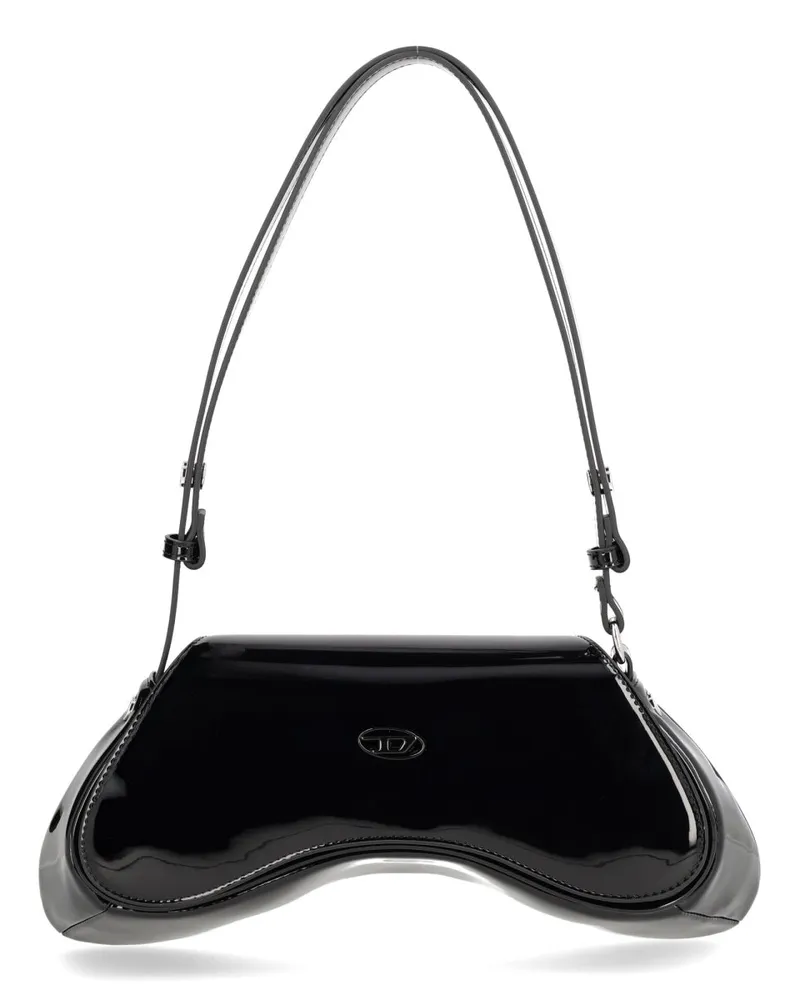 Diesel Women's Shoulder Bag Play Black Polyurethane Black