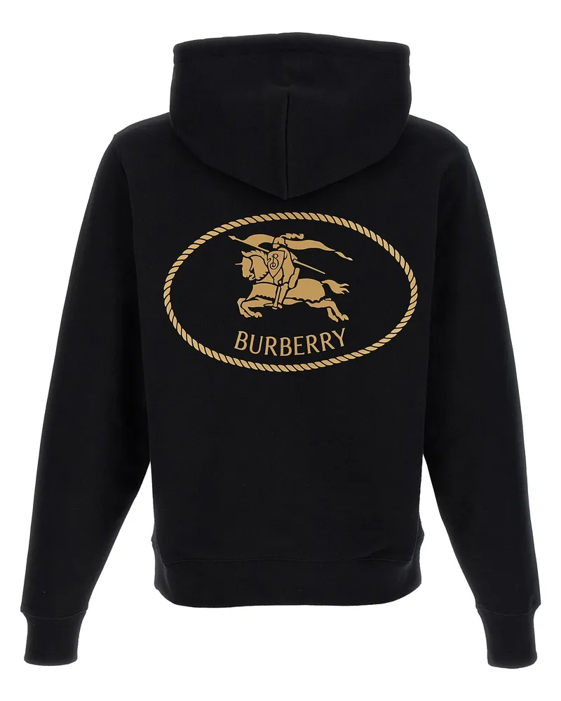 Burberry Men Black Cotton Sweatshirt Clothing Black