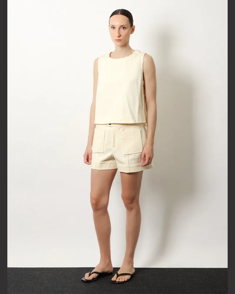 Soeur Women's Shorts Hover Cotton Beige Beige