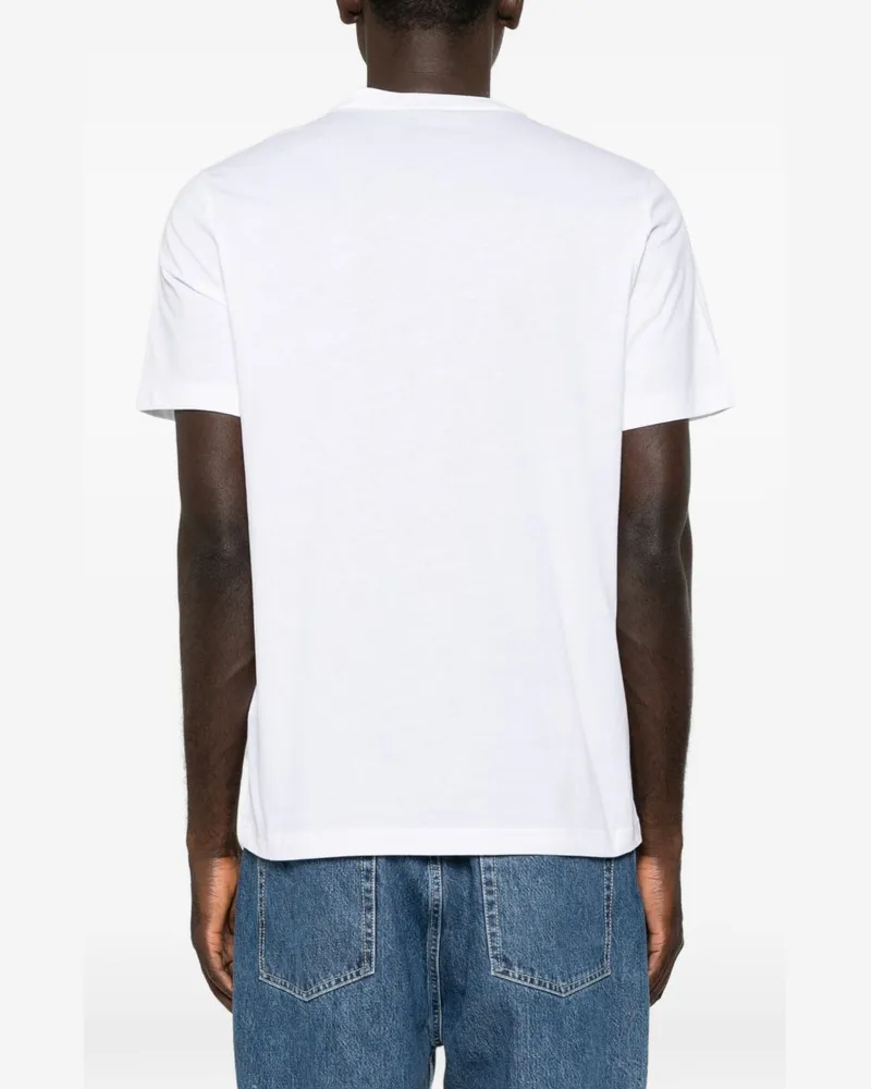 Paul Smith Mushroom-Print Cotton T-shirt — White White
