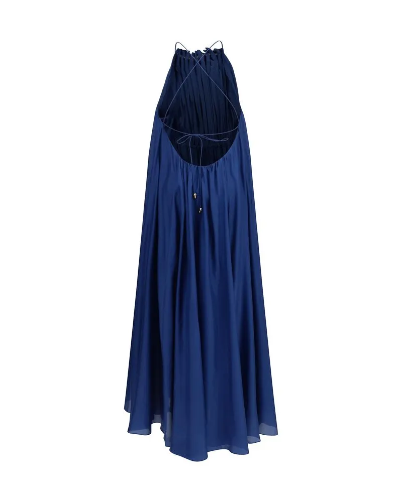 Zimmermann Women's Blue Silk Cocktail Dress Blue