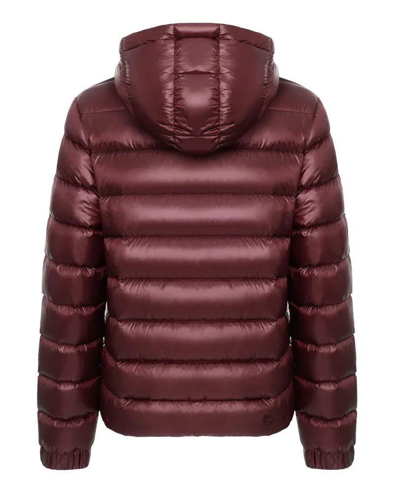 Colmar Shiny Nylon with Detachable Hood Down Jacket — Brick Brick