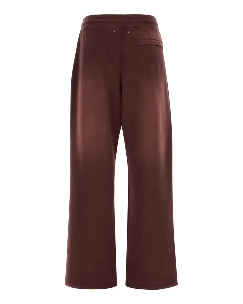 Golden Goose Women Burgundy Cotton Joggers Windsorwine Exterior: Pantaloni Trousers Burgundy