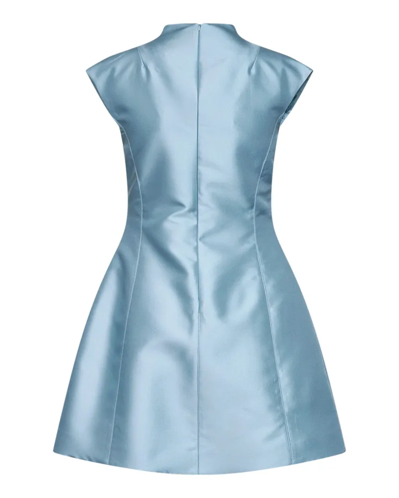 Blanca Women's Mini Dress Alinka Light Blue Taffeta Polyester Blue