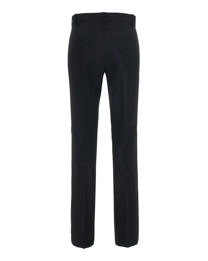 Pinko Women's Crepe Viscose Trousers Black Polyester Black