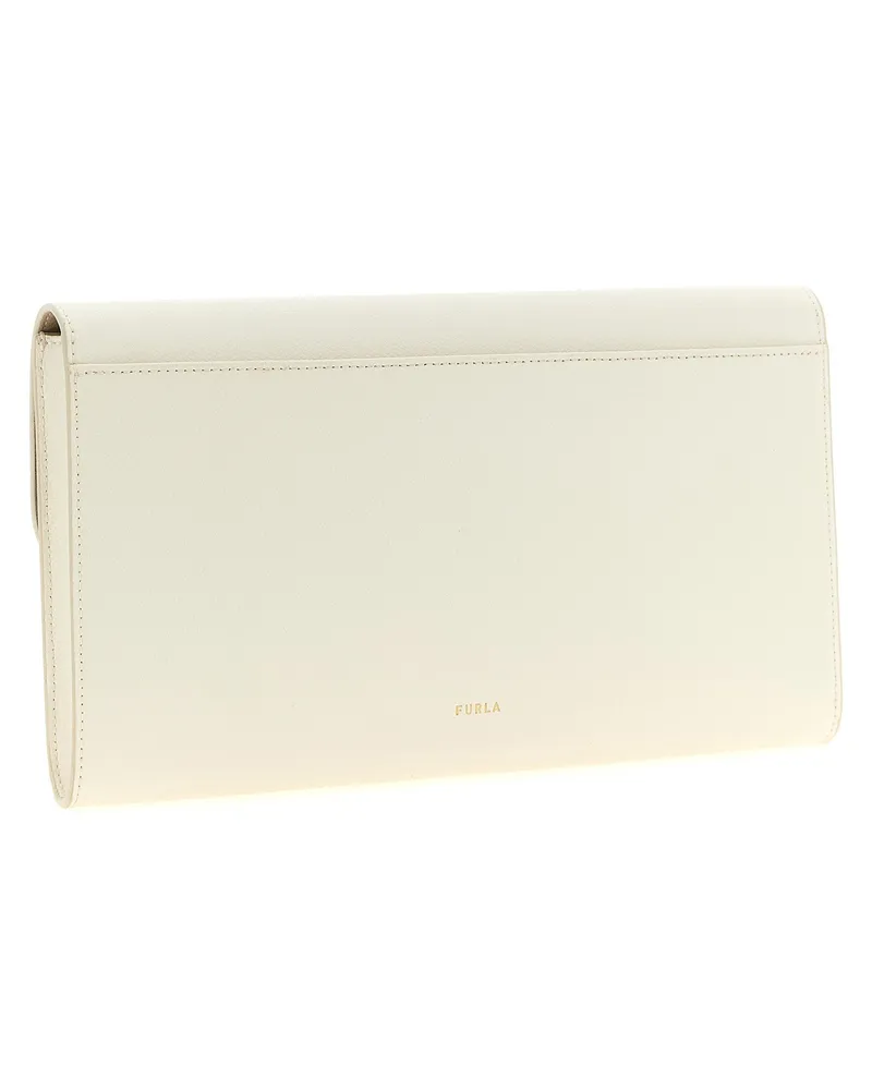 Furla Iride Clutch — Cream Cream
