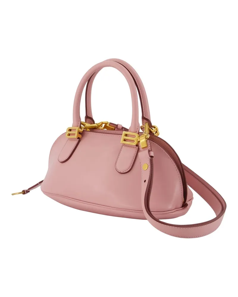 Balenciaga Women's Bolero Bowl Mini Bag Leather Pink Calfskin Handbags-purses Pink