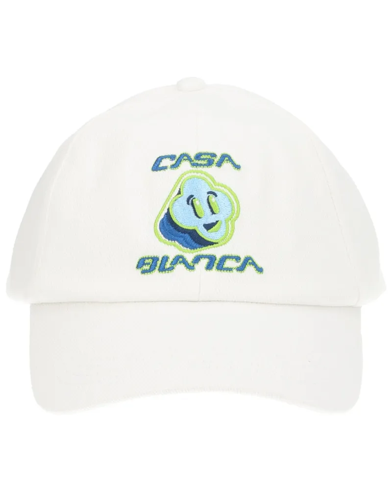 Casablanca Paris A-SS26-HAT-002_01WHITE Baseball Cap — White White