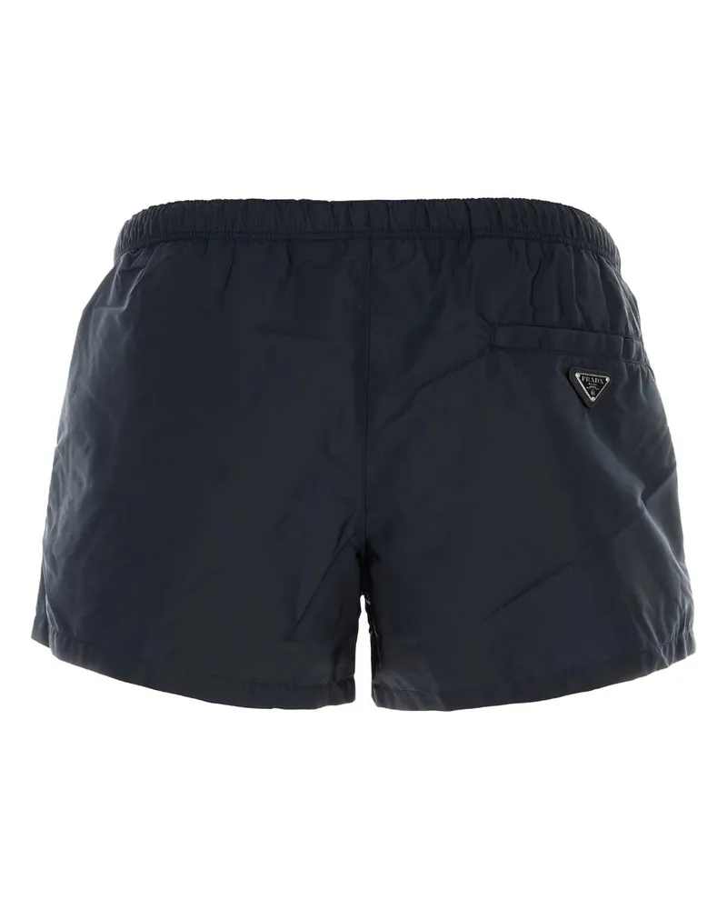 Prada Men's Navy Blue Re-Nylon Swimming Shorts Blu Costumi Da Bagno Swimwear Navy